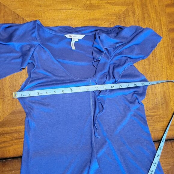 BCBGeneration Periwinkle Blue Ruffle Tee - Picture 11 of 11